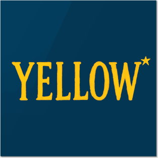 Yellow Posters and Art